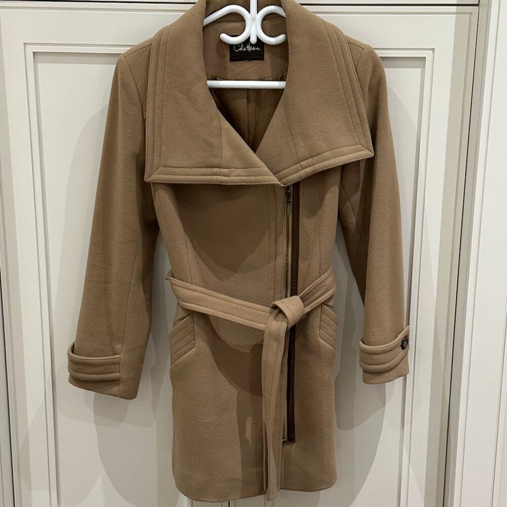 Cole Haan Belted Wool Coat